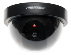 Муляж видеокамеры внутренней (купол) черная PROCONNECT 45-0220