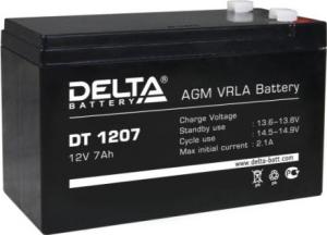Аккумулятор 12В 7 А/ч Delta DT 1207